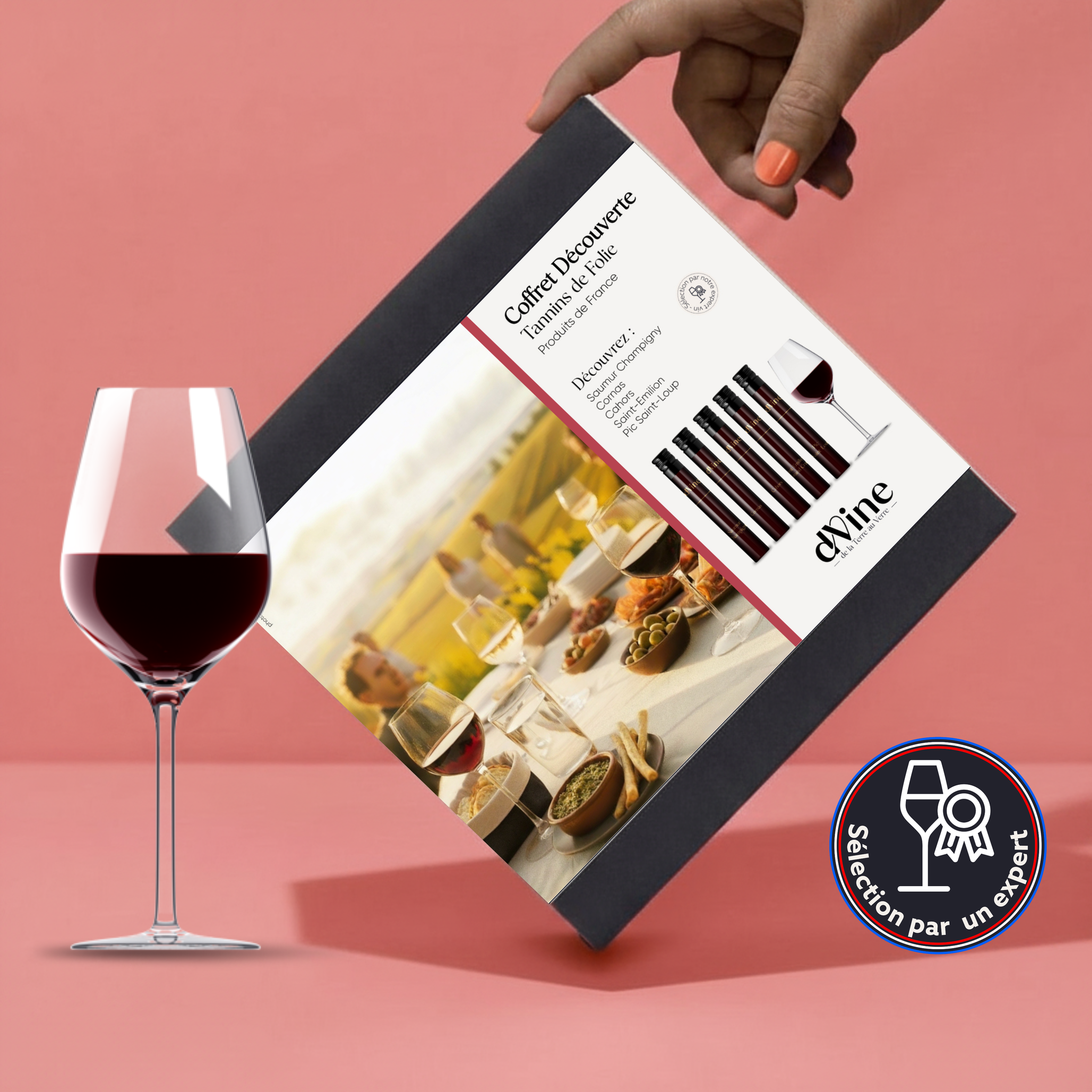Coffret Vin Tannins de Folie 5 flacons