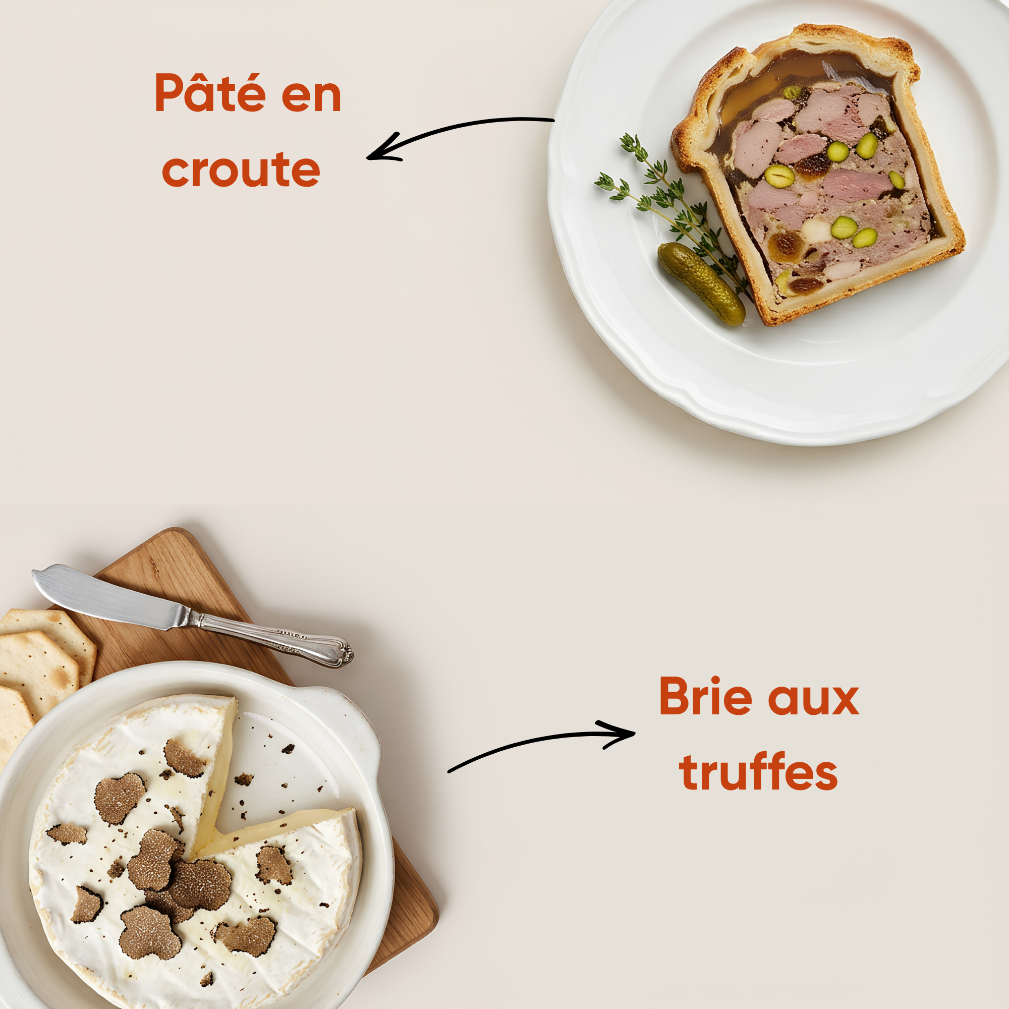 brie aux truffes