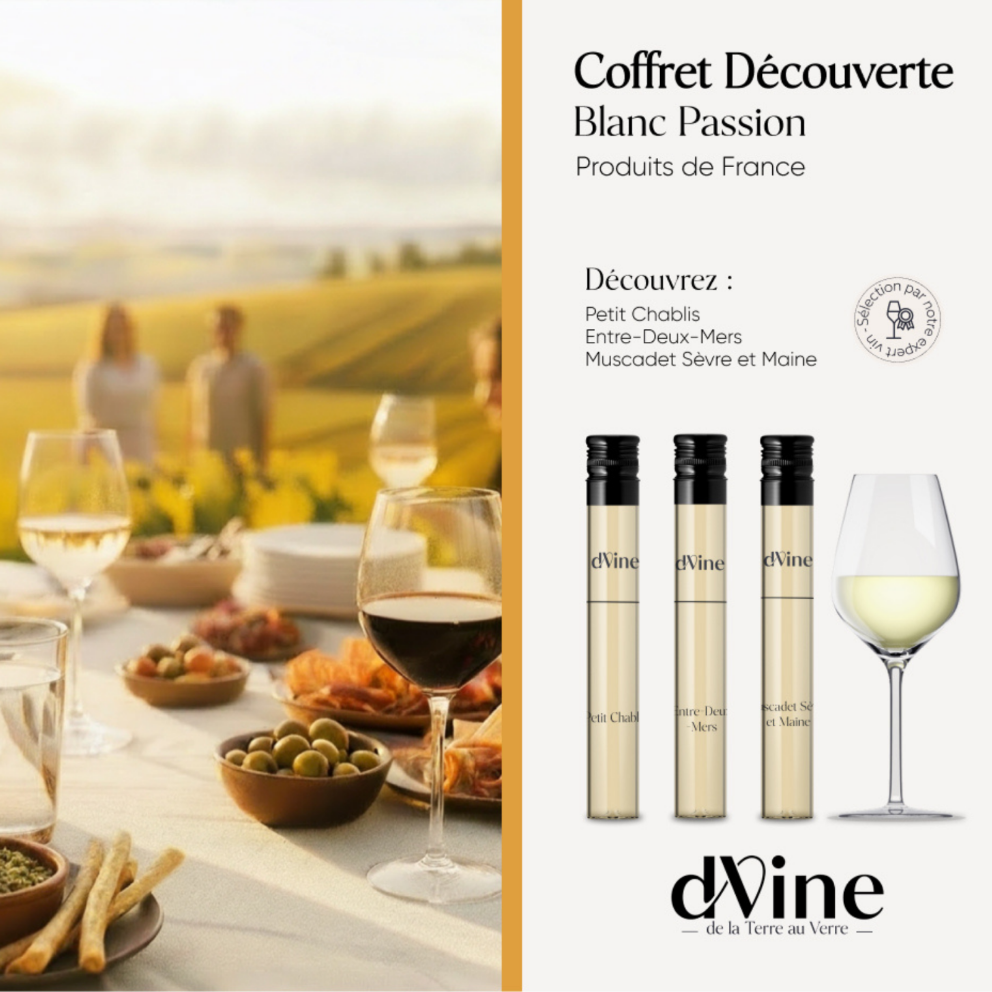 Coffret Vin Blanc Passion 3 flacons