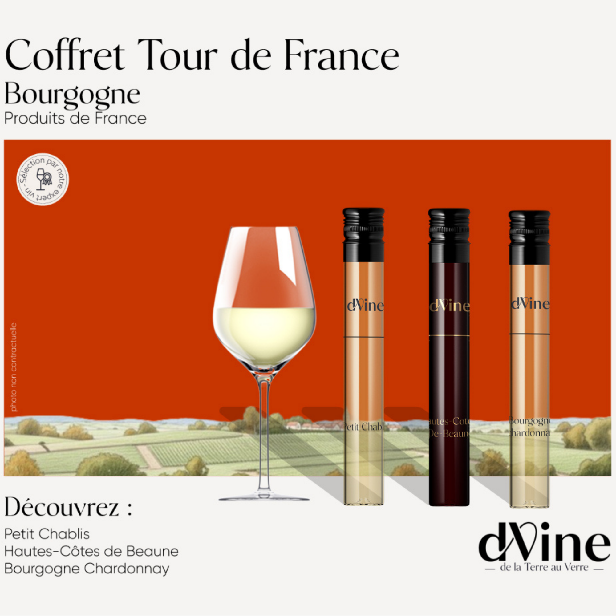 Coffret Vin Bourgogne 3 flacons