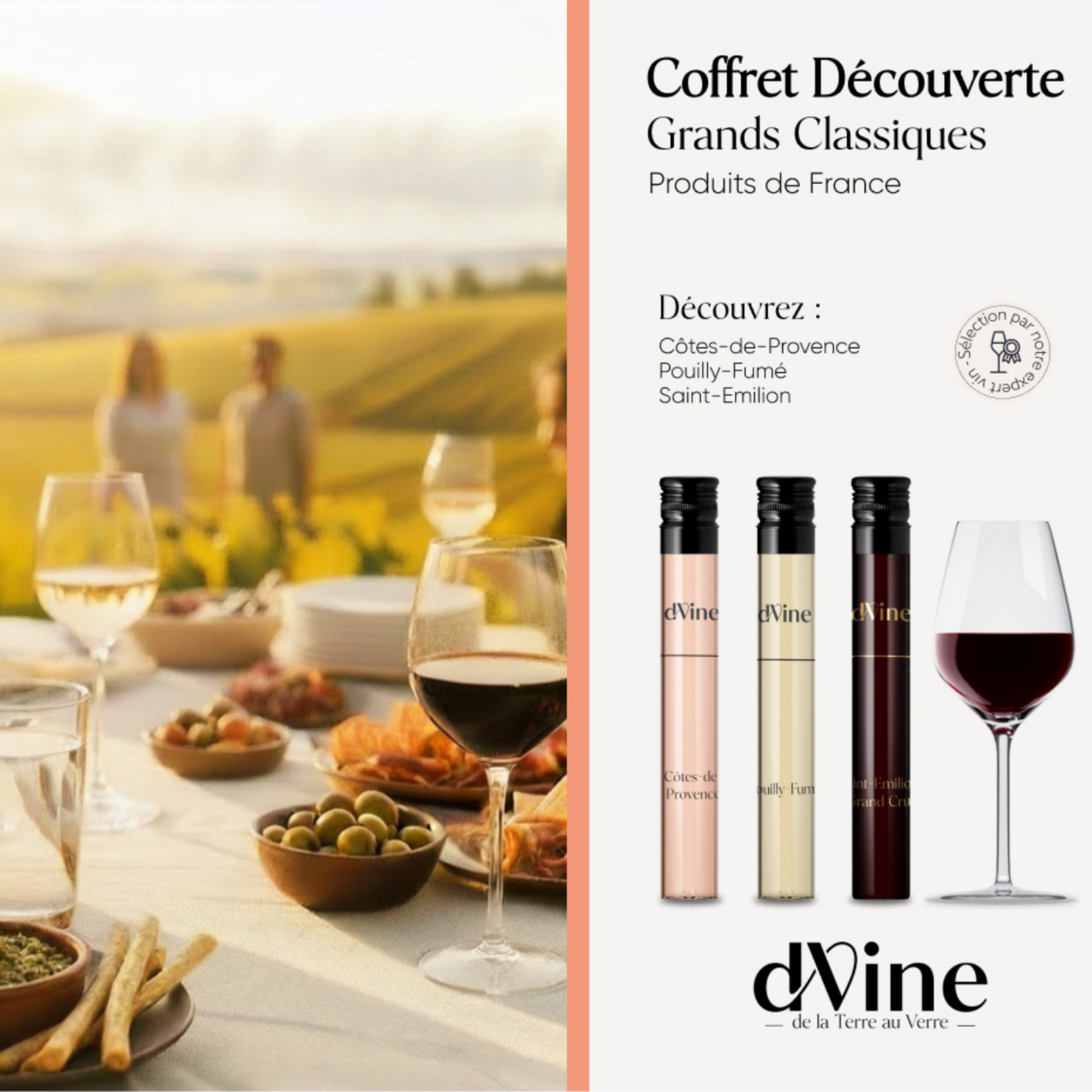 Coffret Vin Grands Classiques 3 flacons