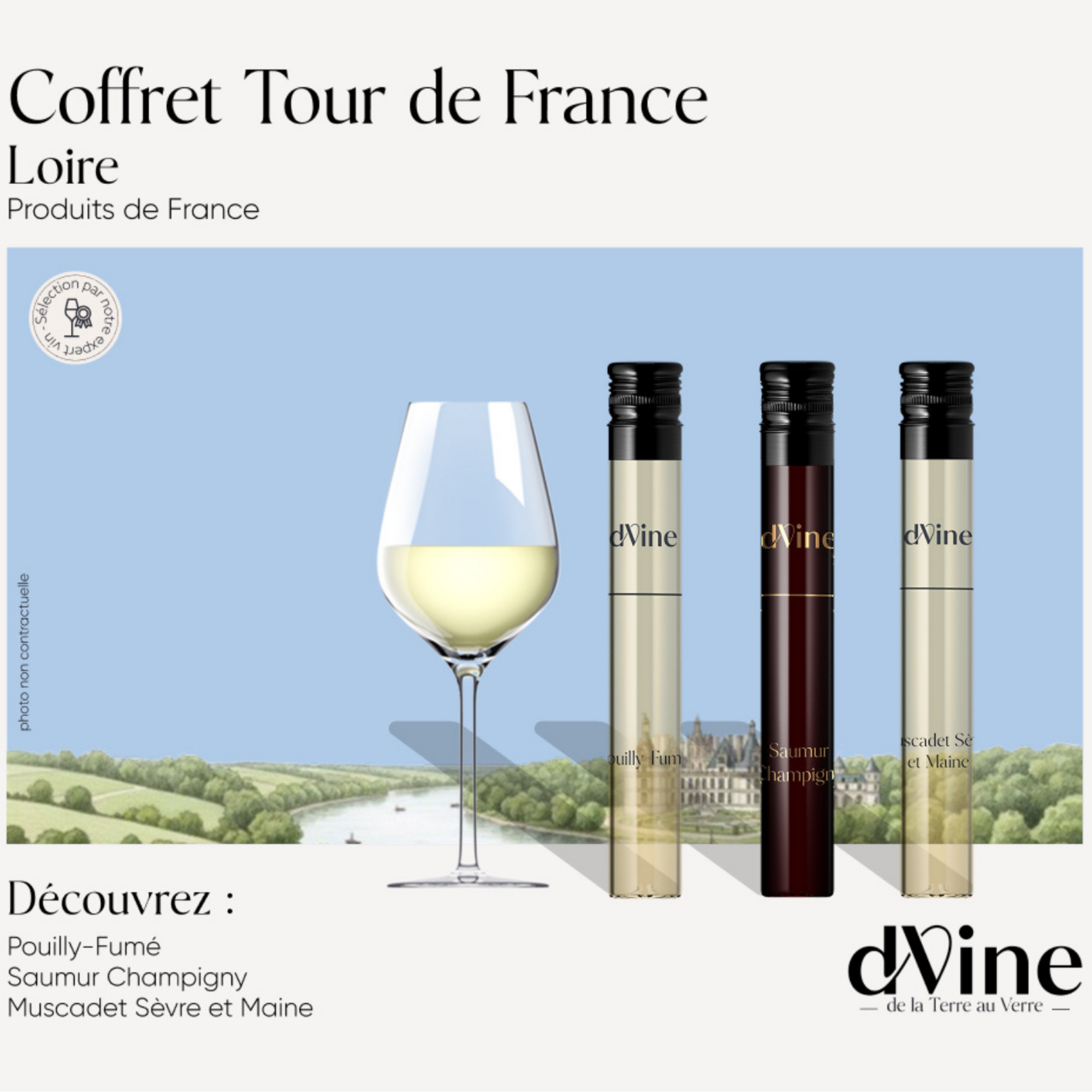 Coffret Vin Loire 3 flacons