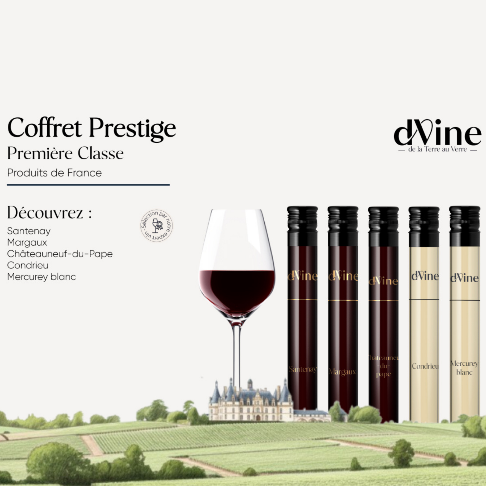 Coffret Vin Première Classe 5 flacons