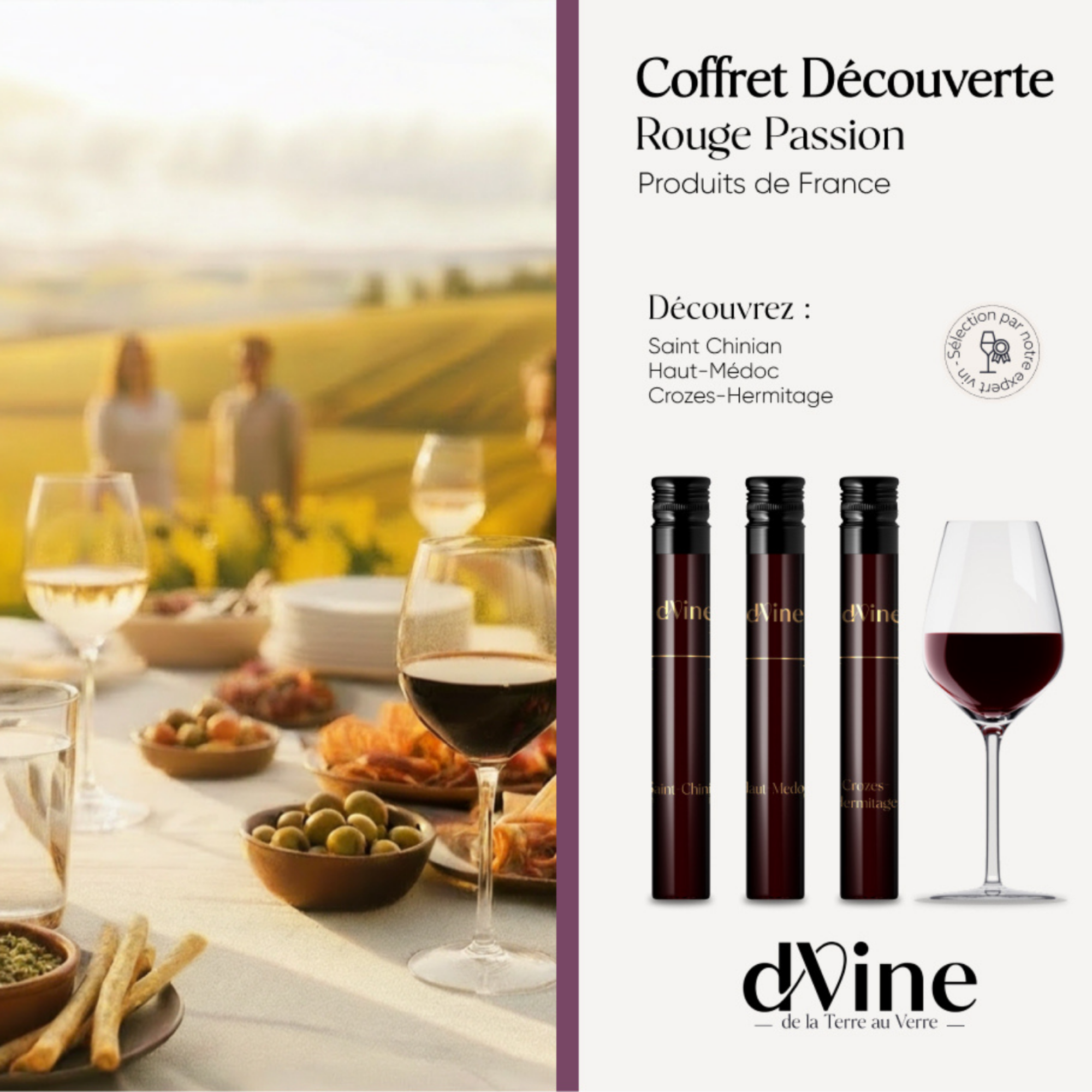 Coffret Vin Rouge Passion 3 flacons
