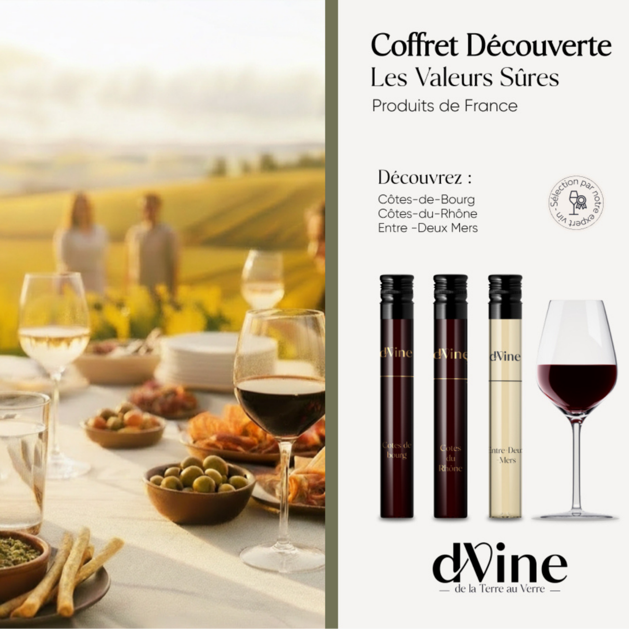 Coffret Vin Valeurs Sûres 3 flacons