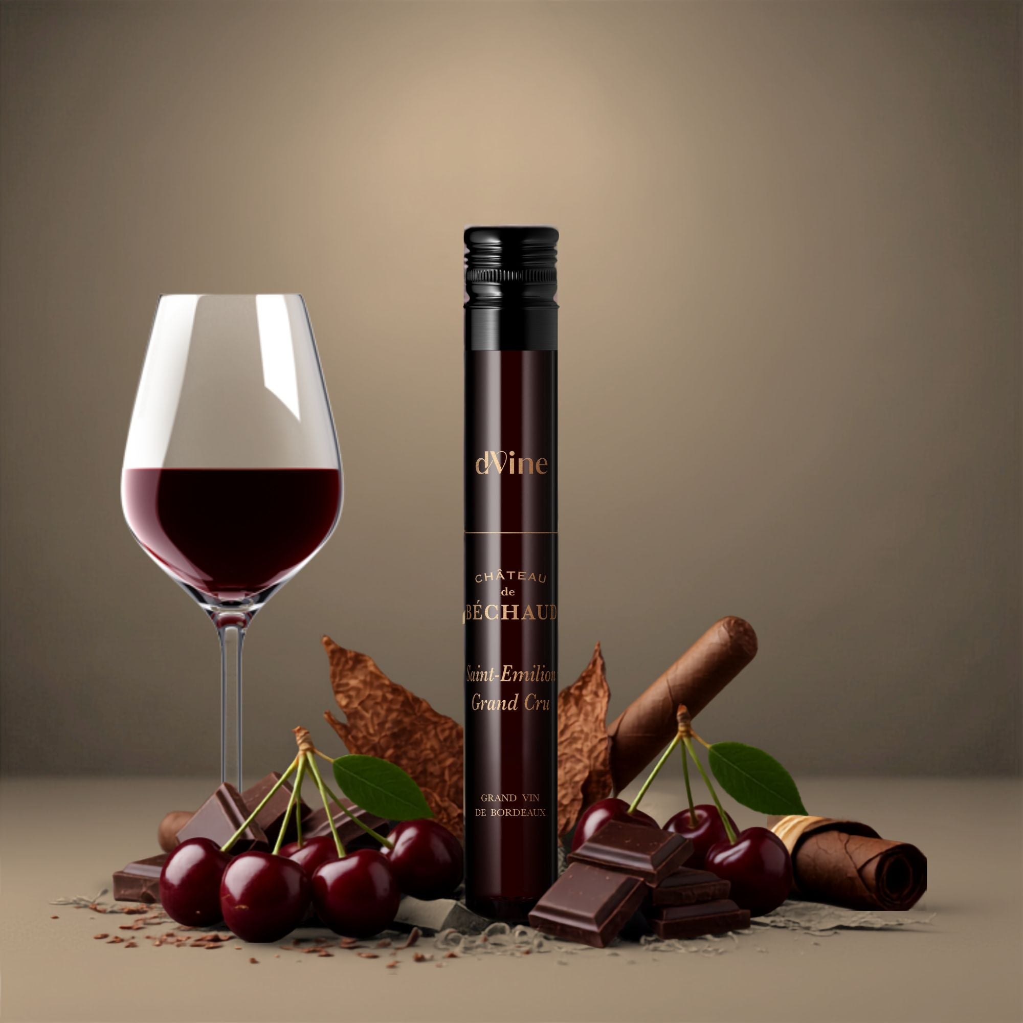 Flacon Vin Saint-Emilion Grand Cru
