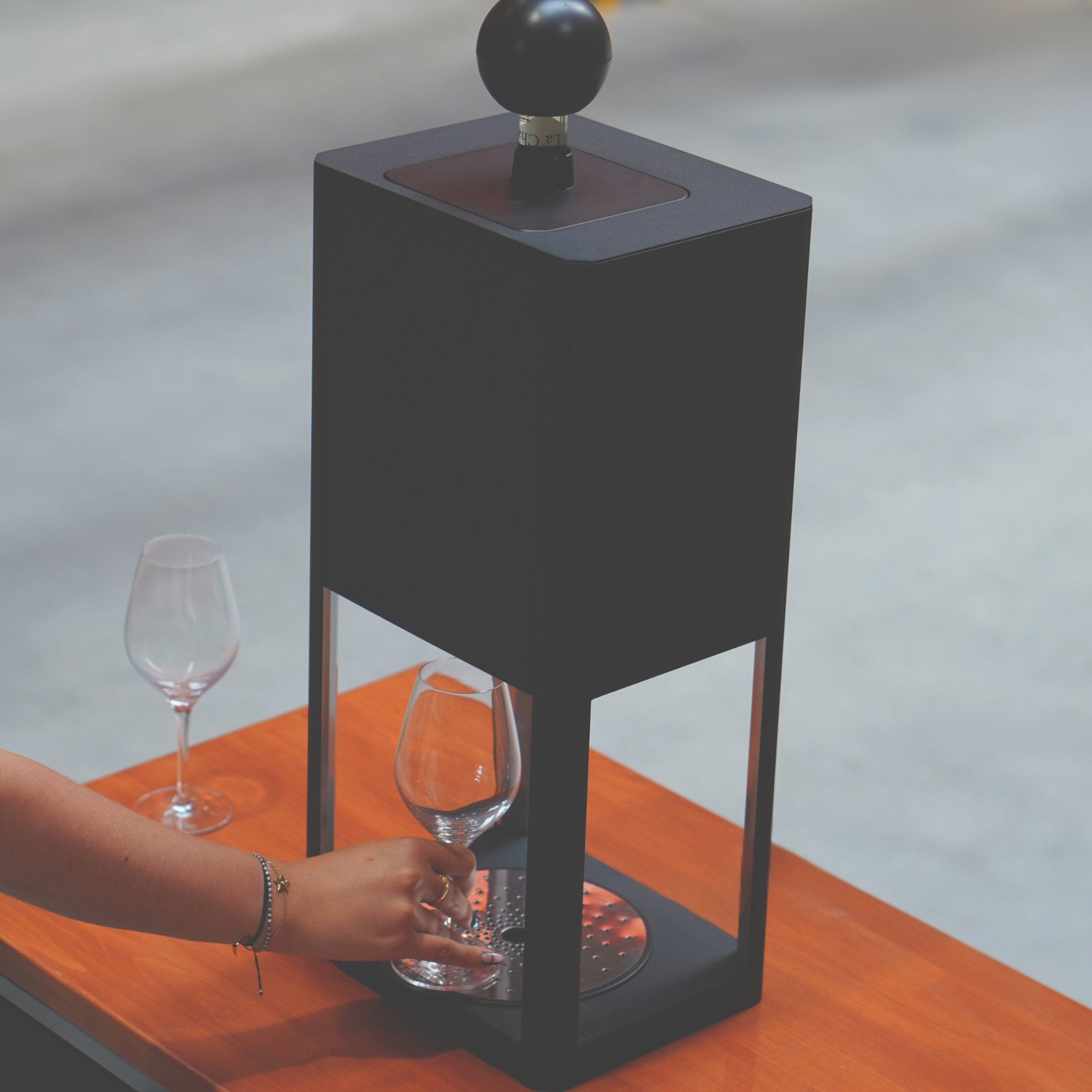 service vin au verre