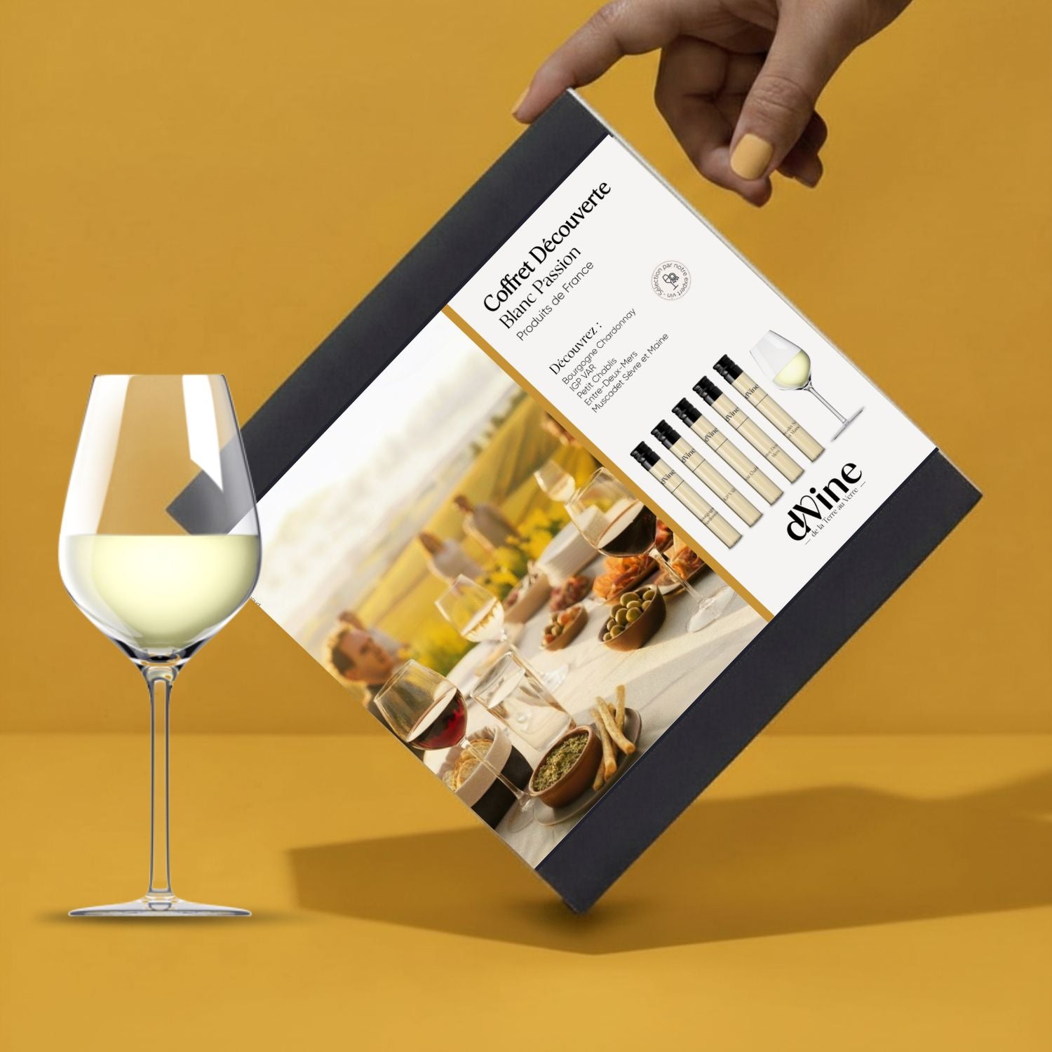 Coffret Vin Blanc Passion 5 flacons