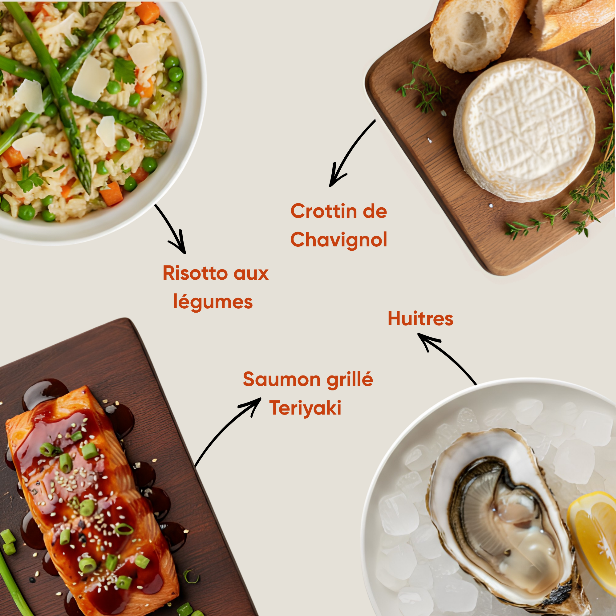 Huitre Risotto Saumon