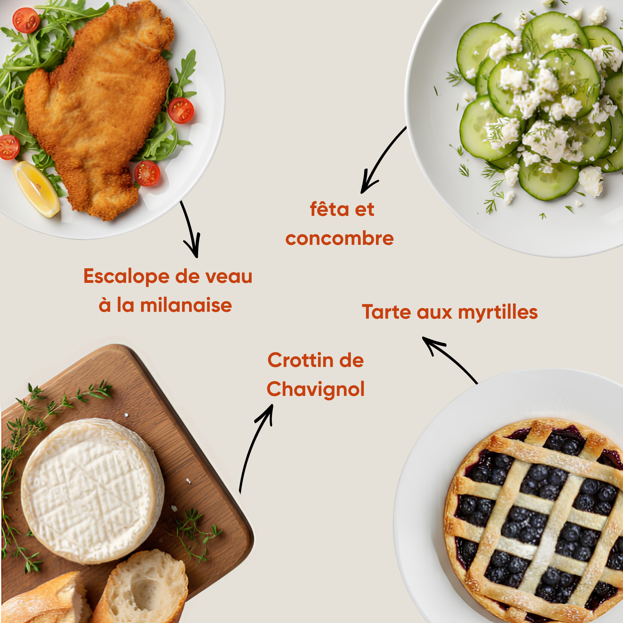 Feta Concombre Myrtille