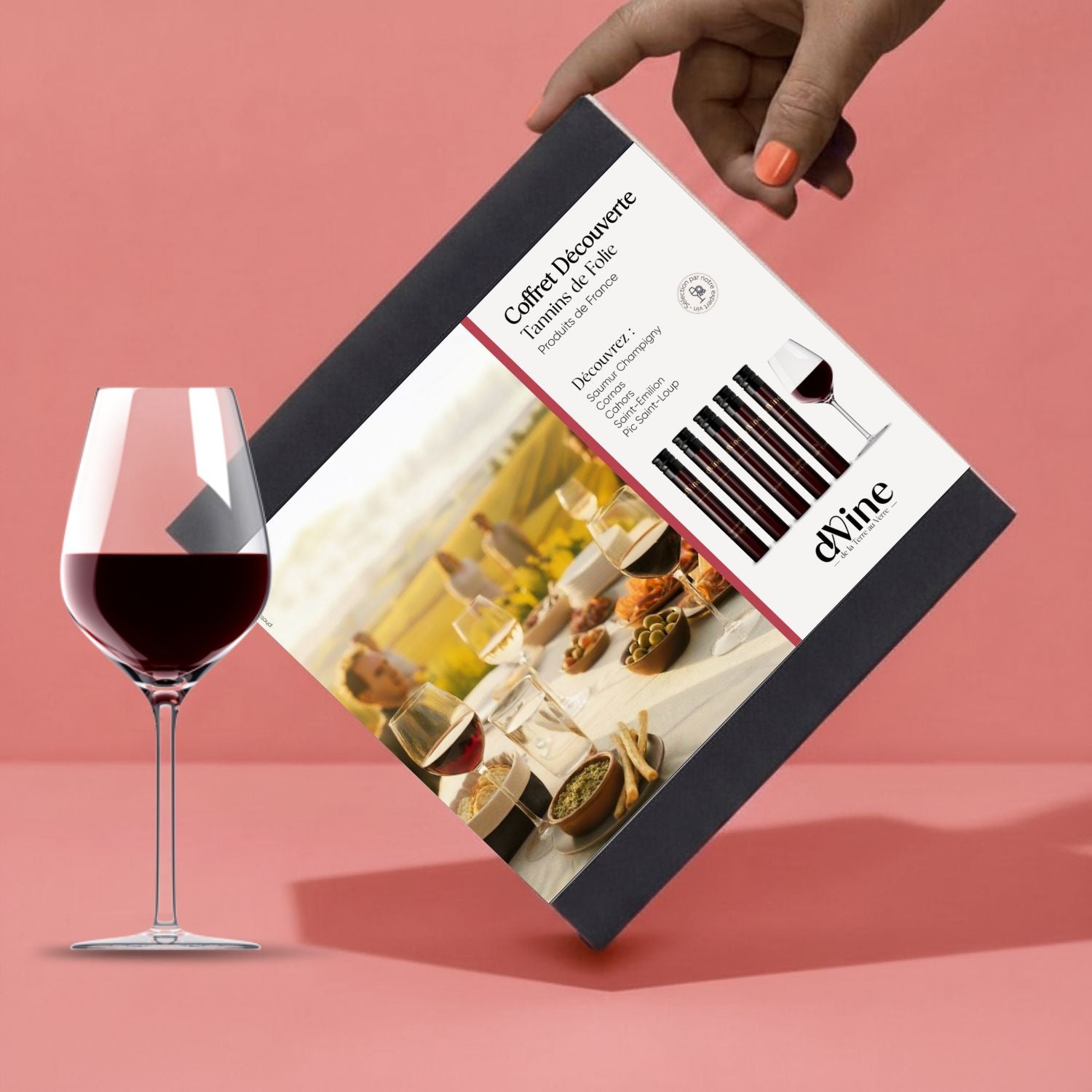 Coffret Vin Tannins de Folie 5 flacons