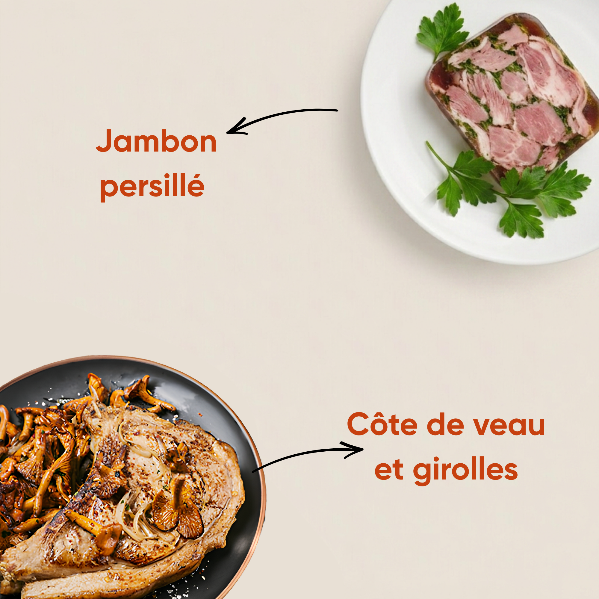 grand cru accord jambon veau