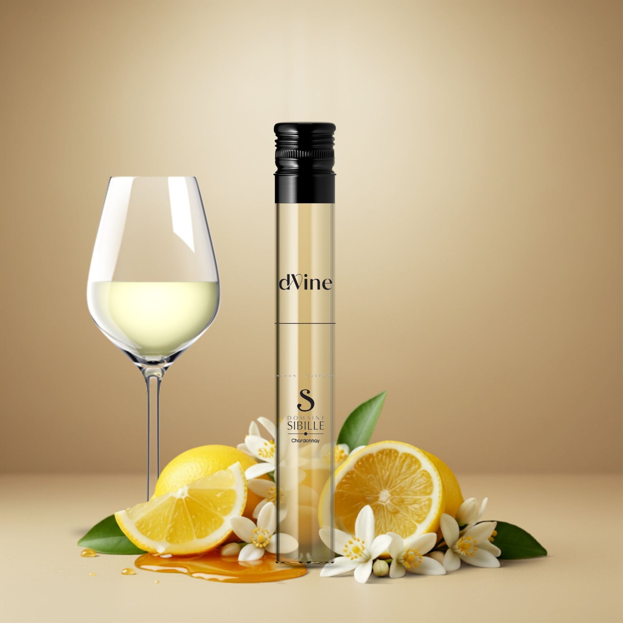 IGP chardonnay domaine sibille flacon vin