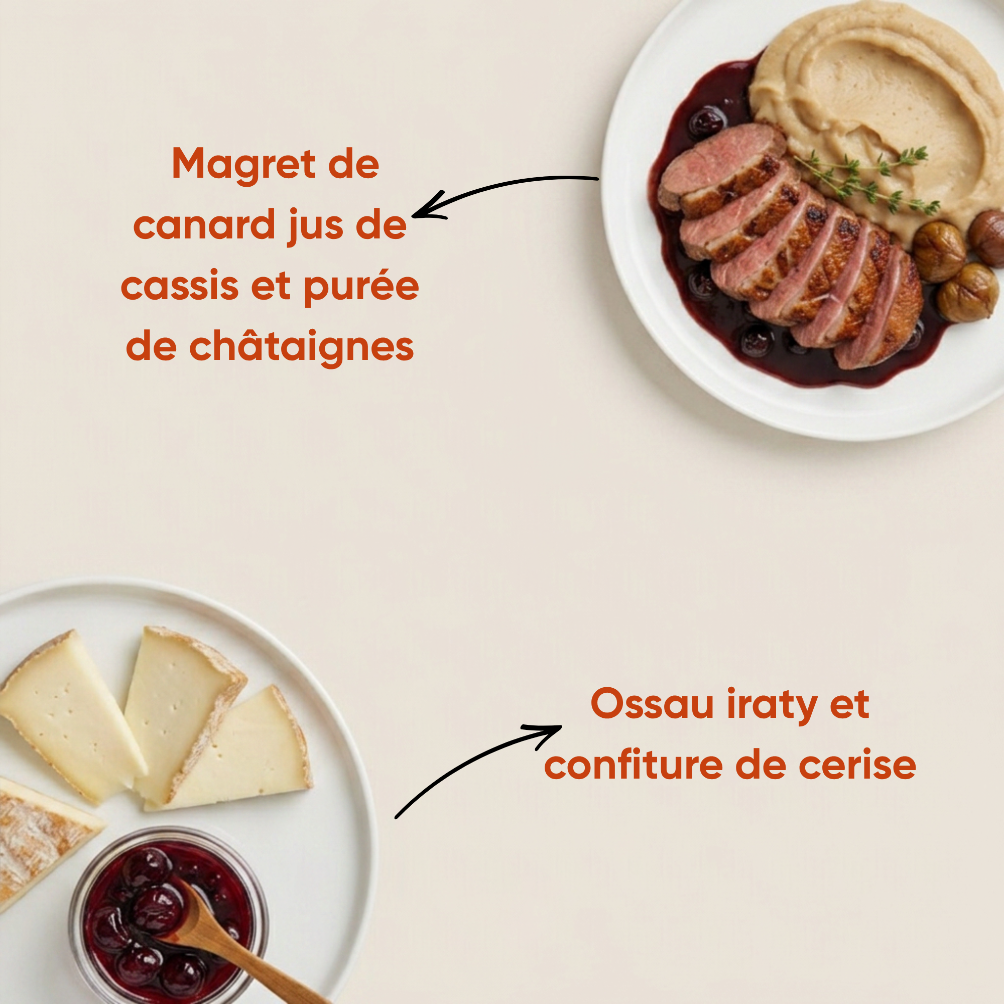 magret de canard et ossau irraty