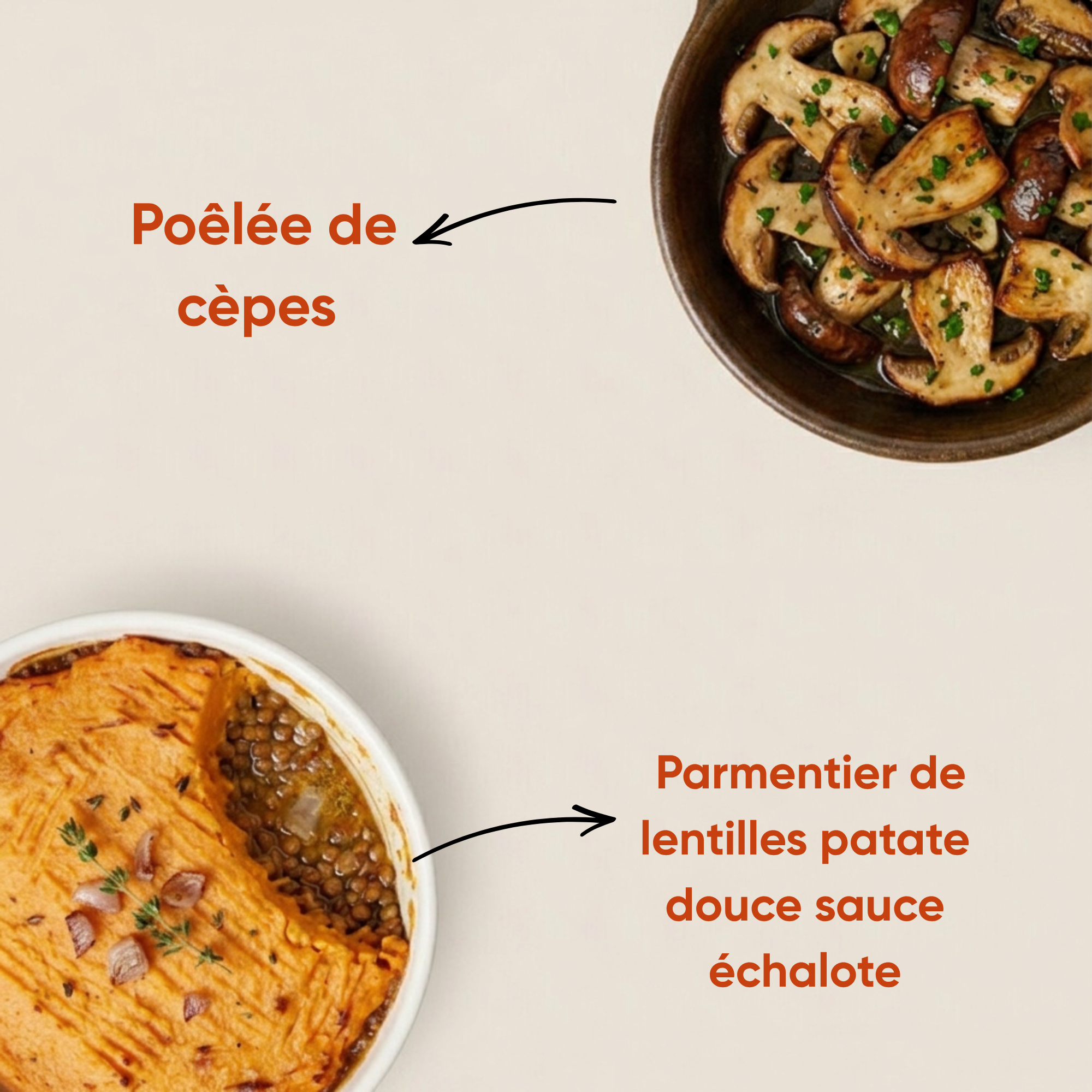 pessac leognan cèpe parmentier