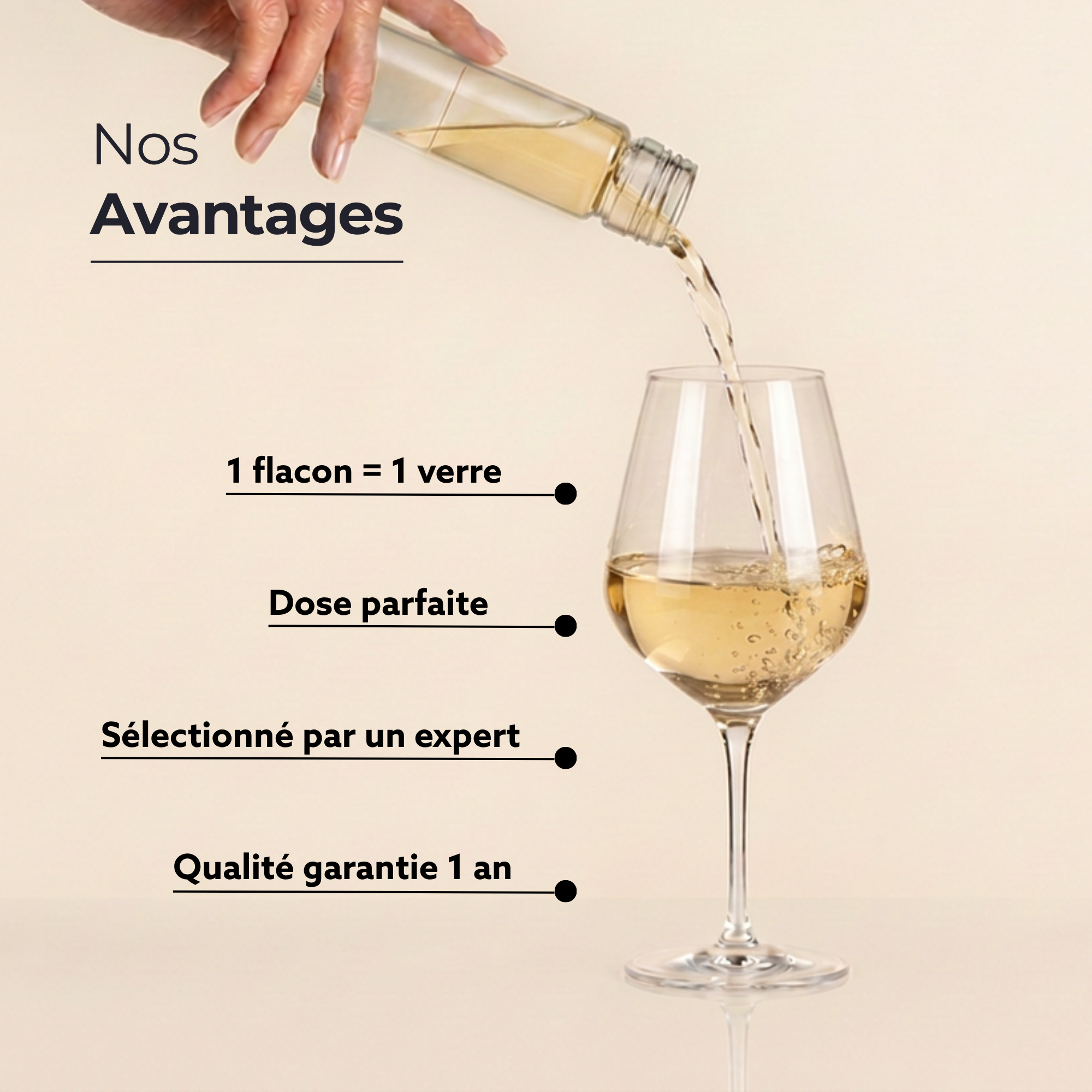 vin blanc verre