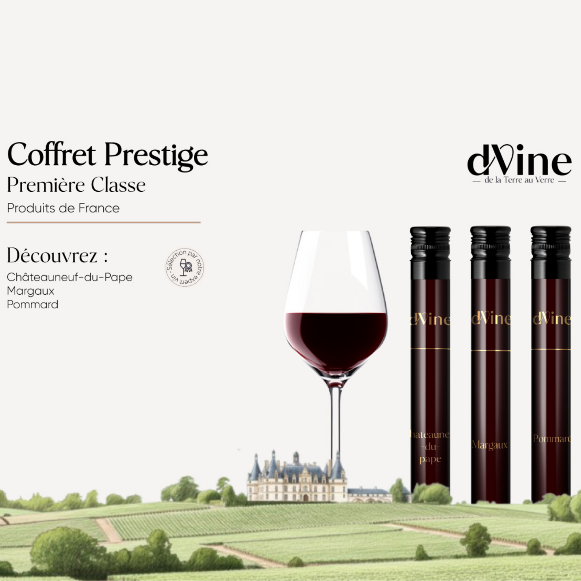 Coffret Vin Première Classe 3 flacons