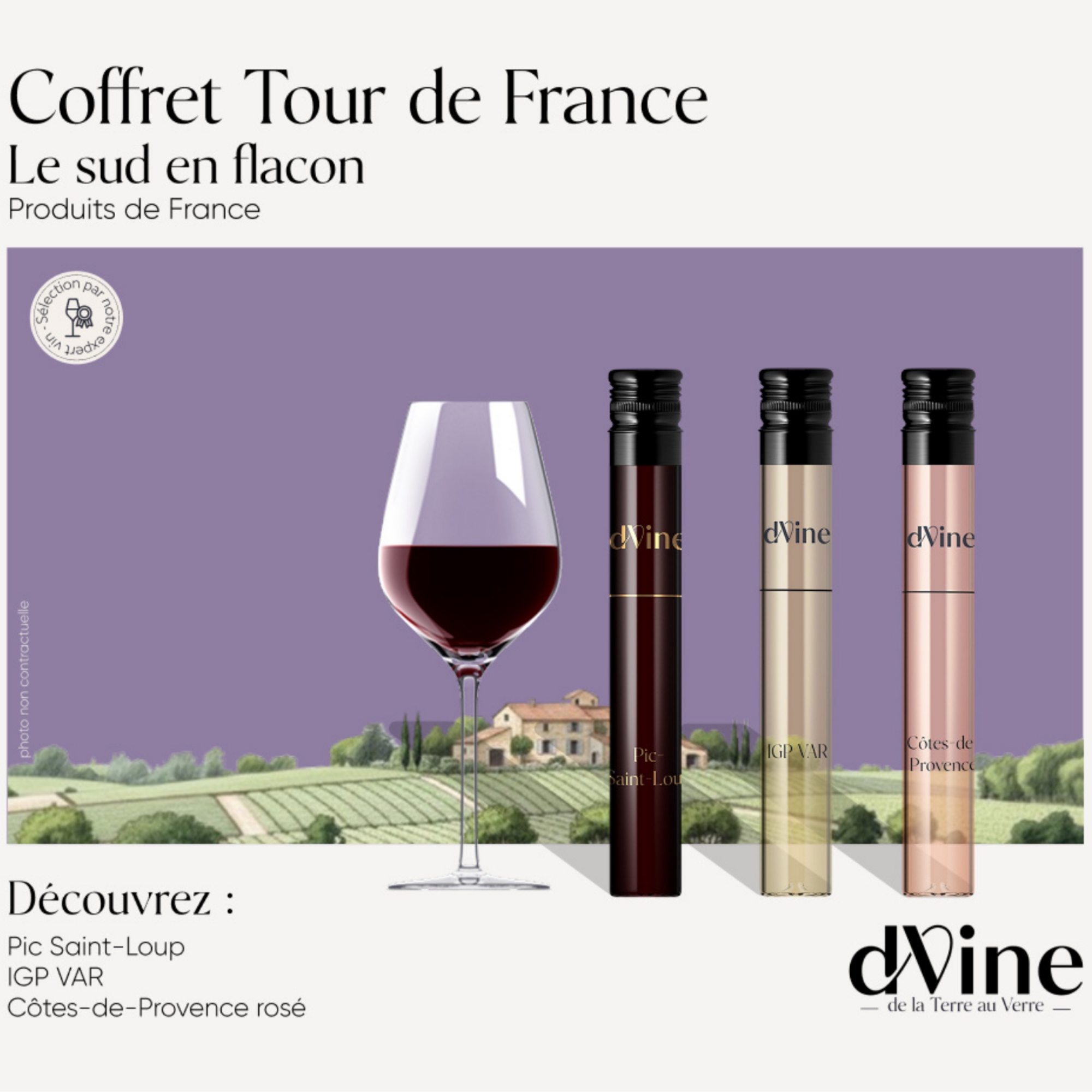 Coffret Vin du Sud 3 flacons