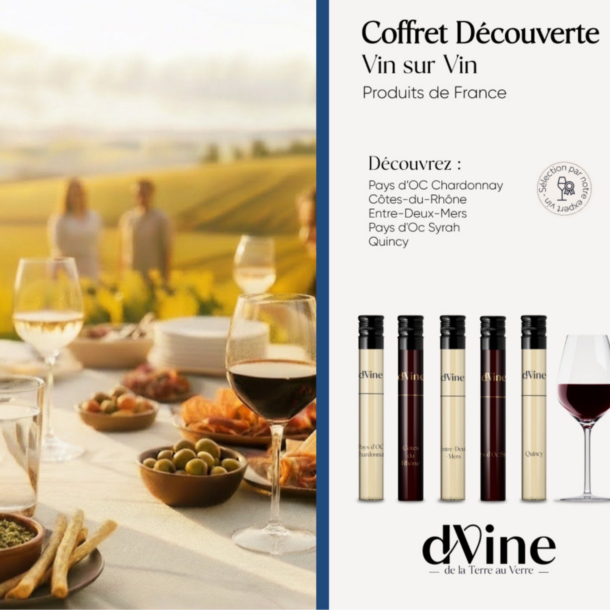 Coffret Vin sur Vin 5 flacons