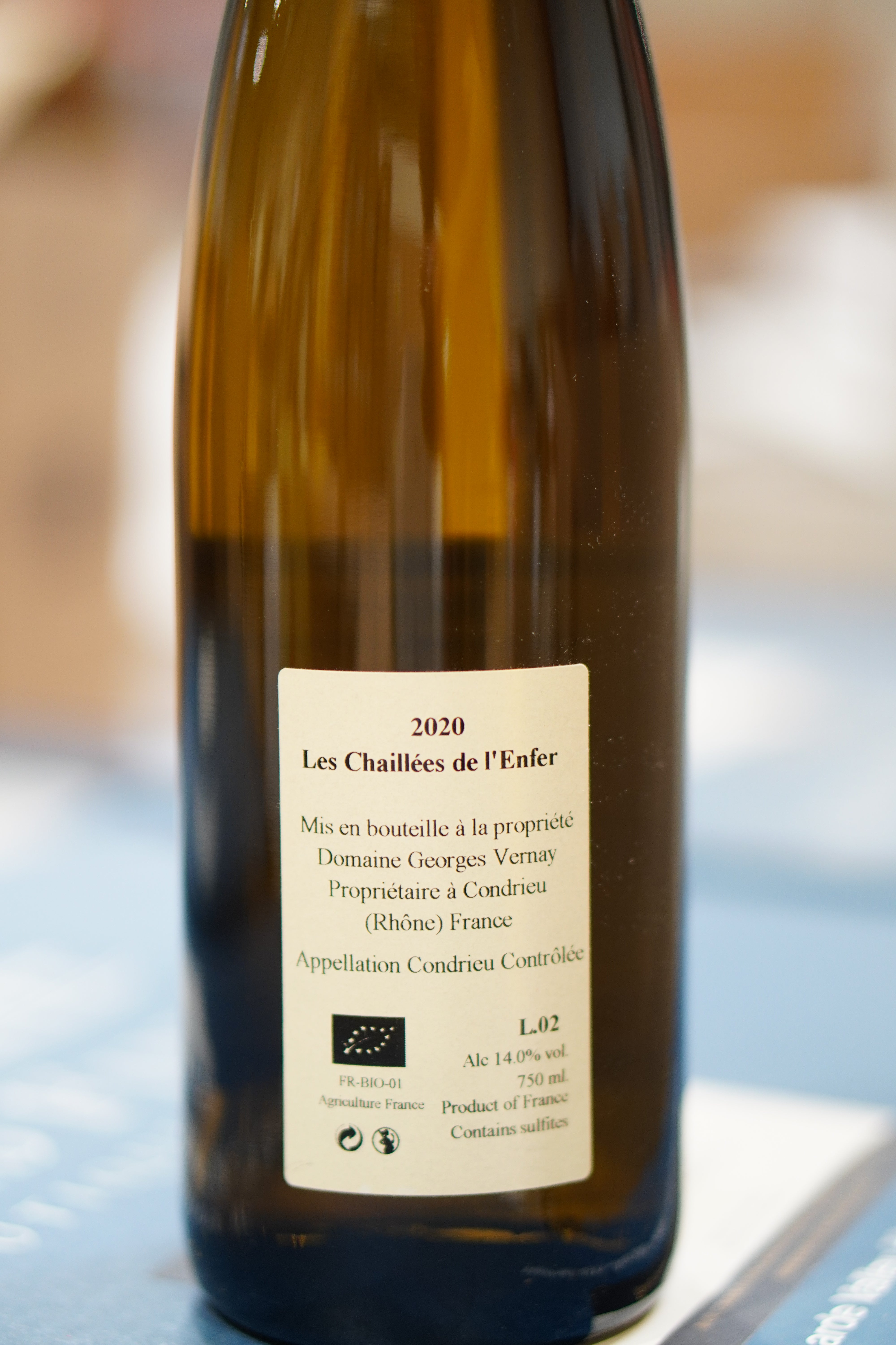 CONDRIEU VERNAY 2020 EARL GEORGES VERNAY LES CHAILLES DE L'ENFER