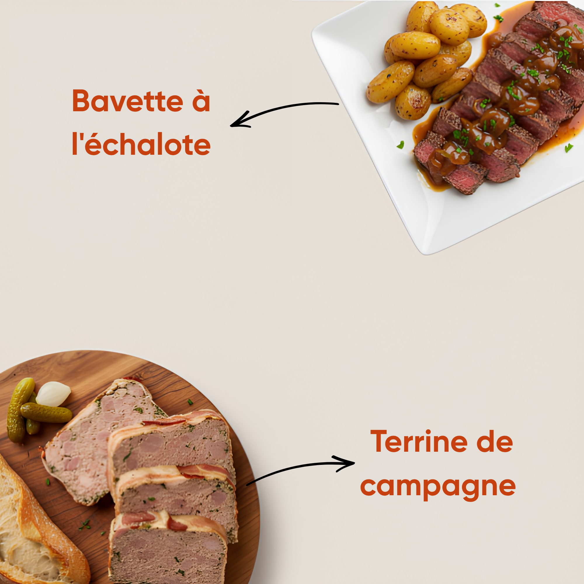bavette echalote
