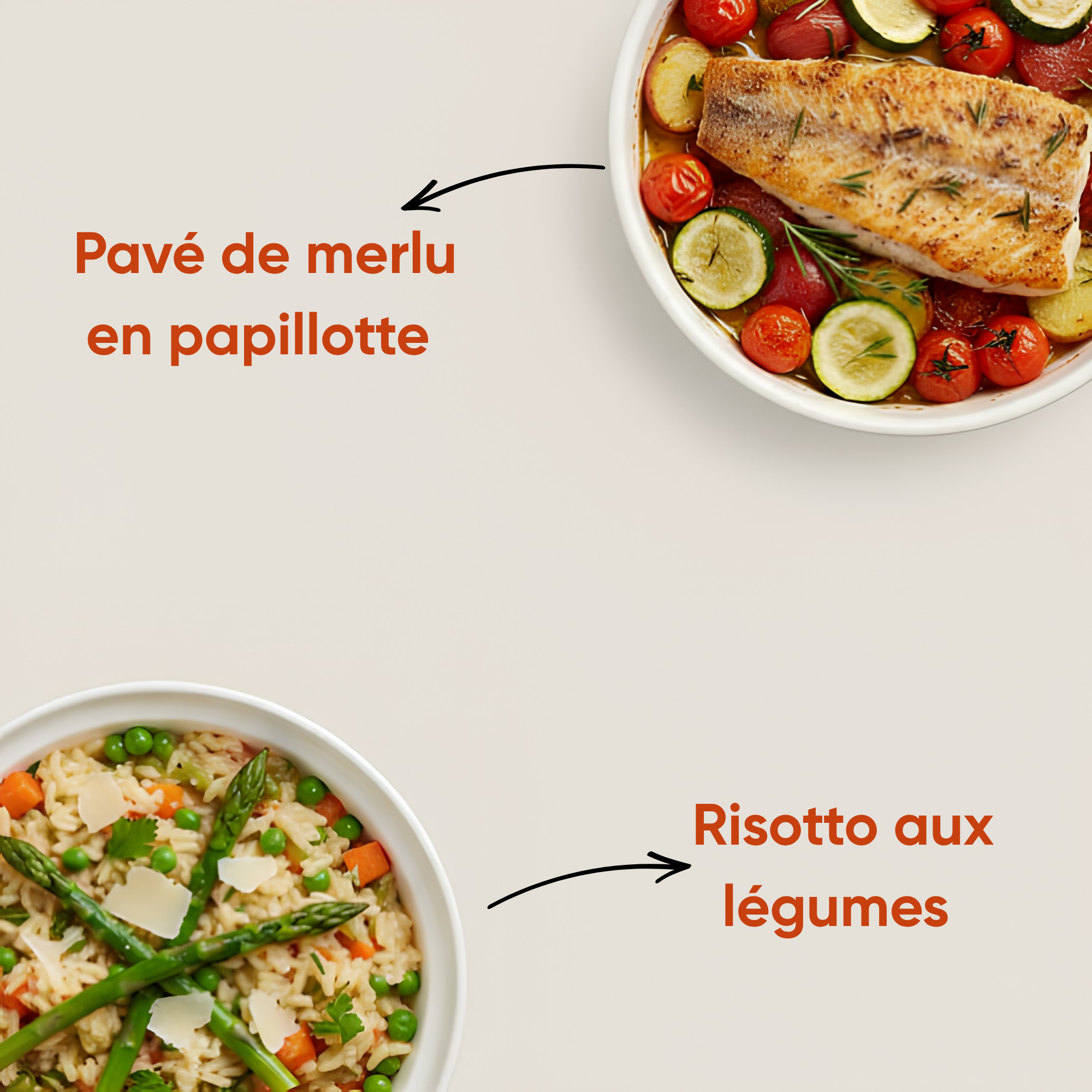 Risotto Legumes Merlu