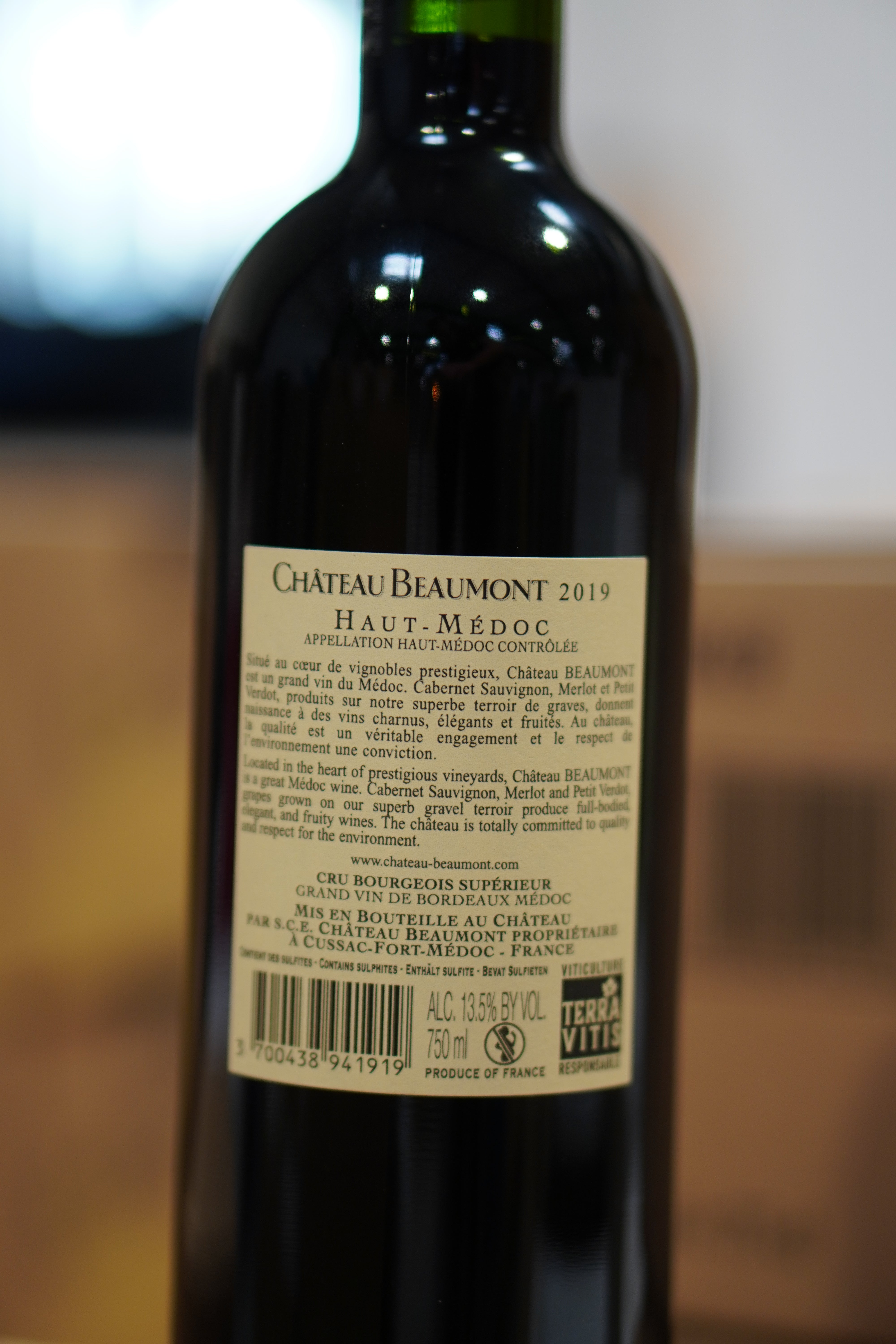 HAUT MEDOC 2019 BEAUMONT