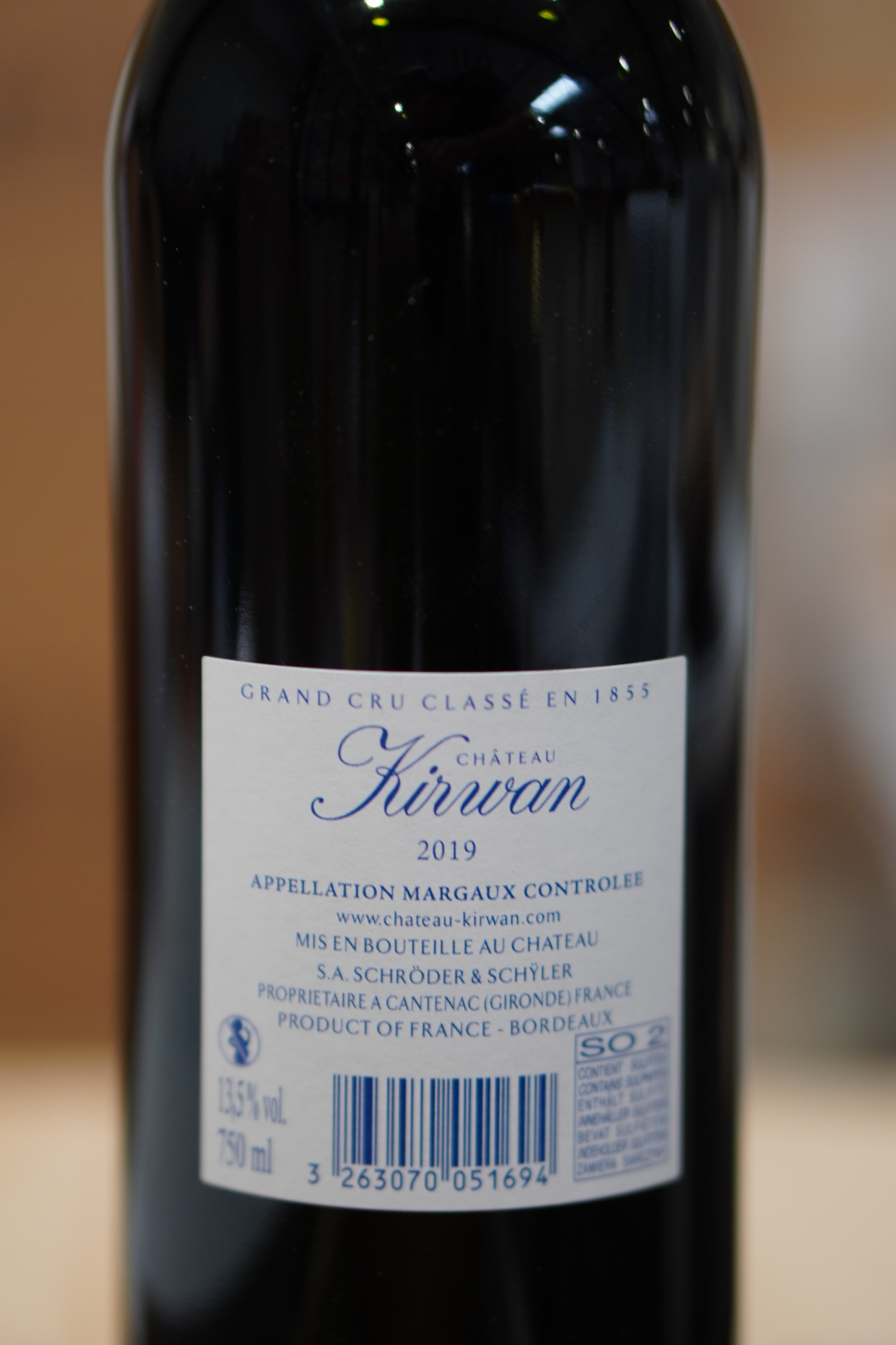 MARGAUX 2019 CHATEAU KIRWAN GRAND VIN
