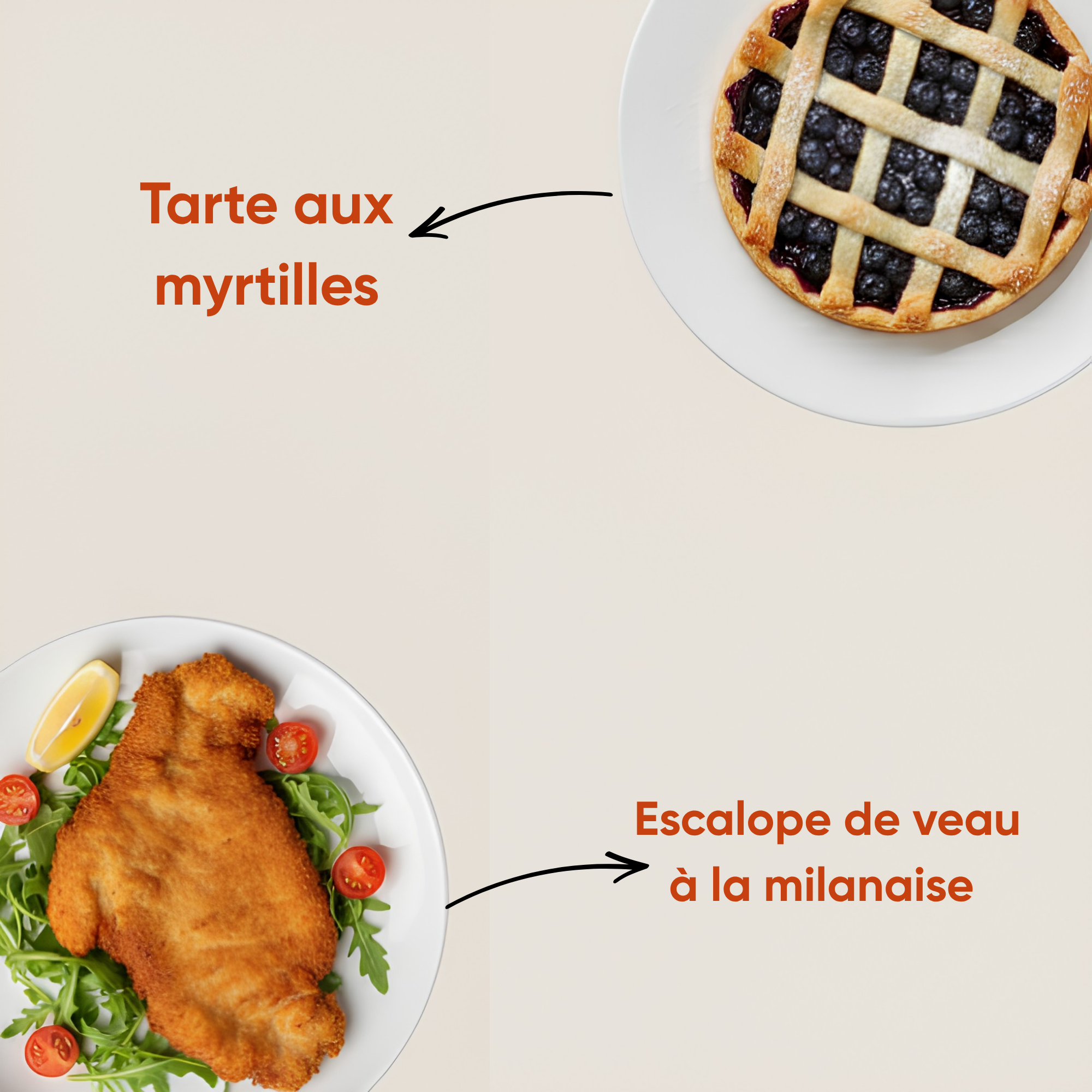 Myrtille Escalope de veau