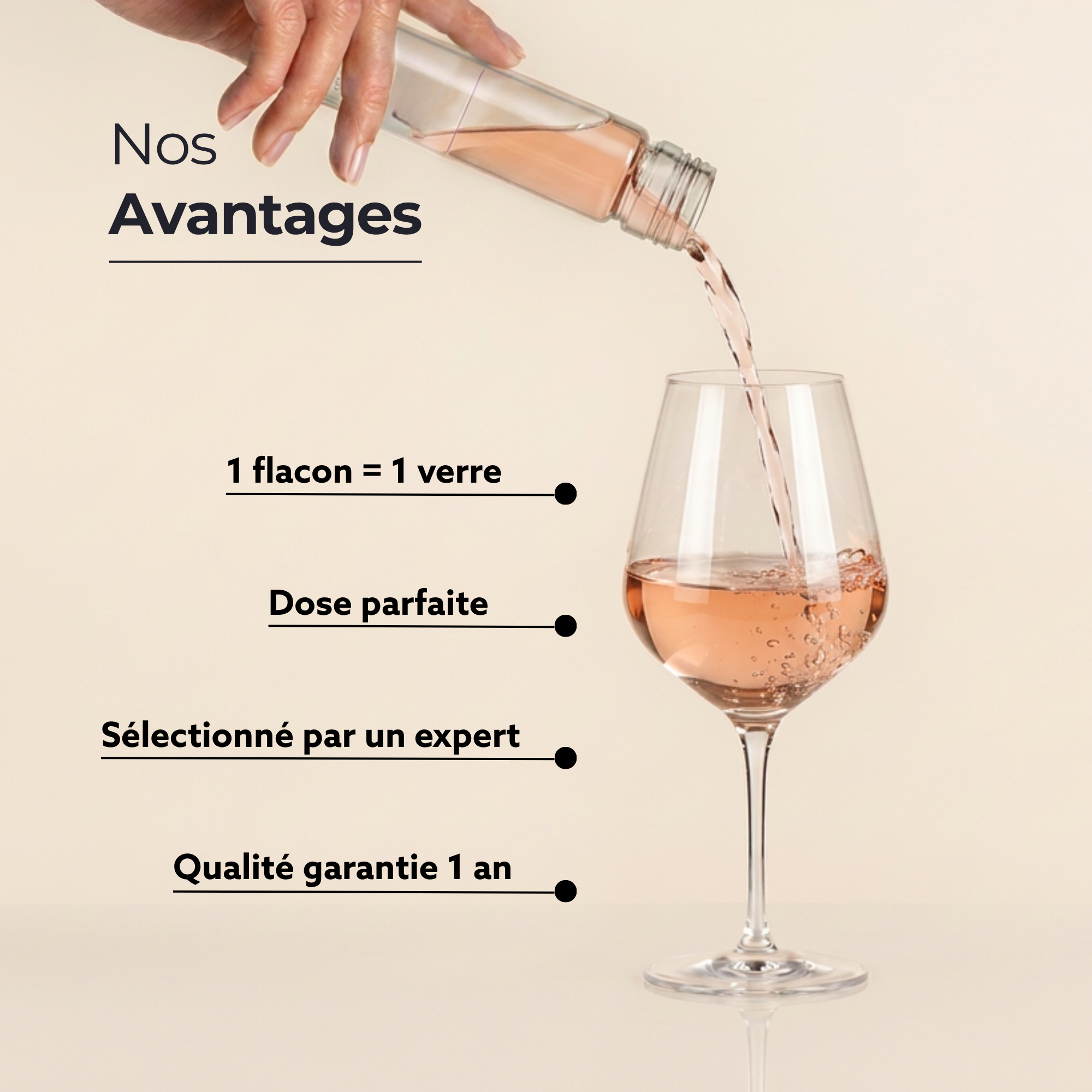 Flacon Vin Rosé Côtes-de-Provence Domaine des Vallats 2025