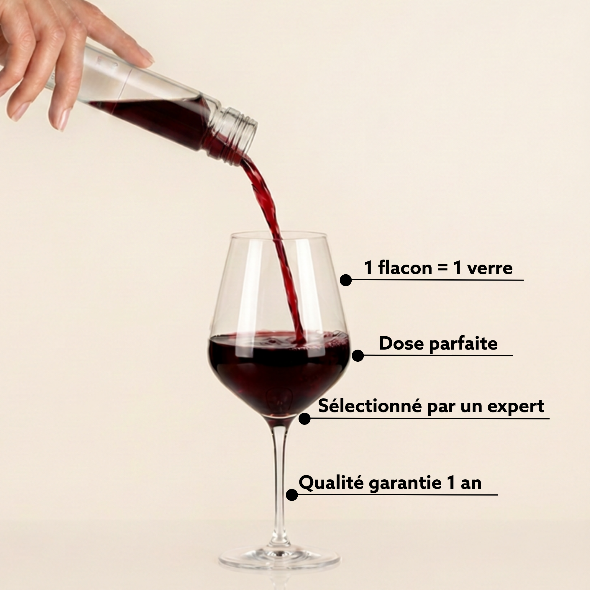 service vin rouge